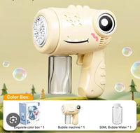 10 Holes Dinosaur Colorful Bubble Gun