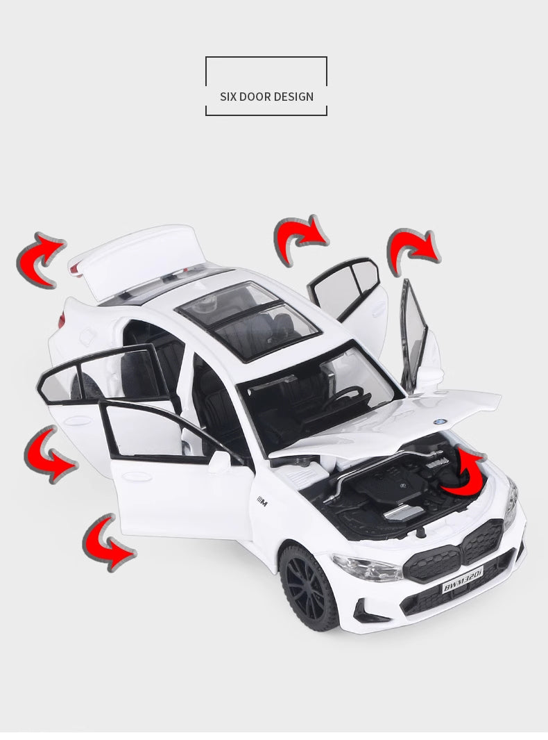 1:32 Diecast BMW 320i Light & Sound Model Car
