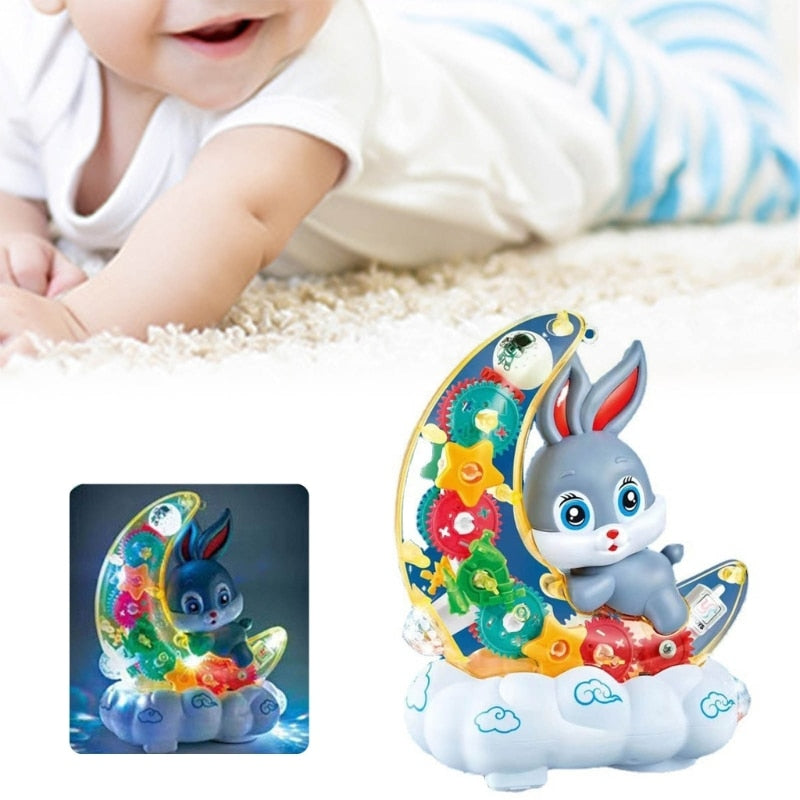 Electric Gear Moon Rabbit With Light & Sound