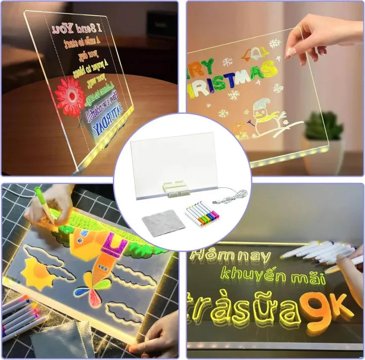 11.5* Inches DIY Writing Acrylic LED Lamp Tablet