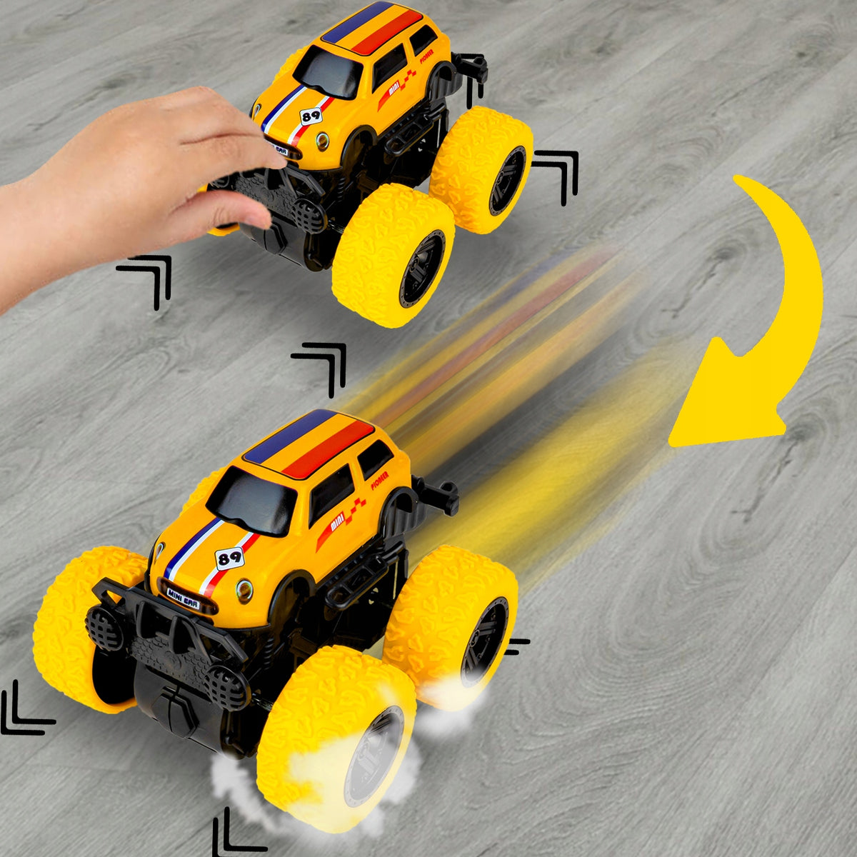 Inertial 4x4 Big Foot Off-Road Stunt Car