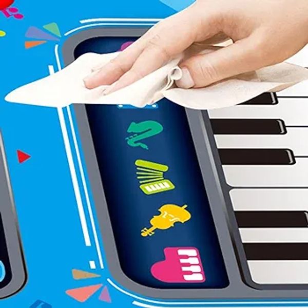 2in1 Electronic Kids Musical Drum Piano Play-Mat