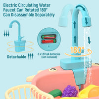 Battery Operated Little Cow Dish Washer