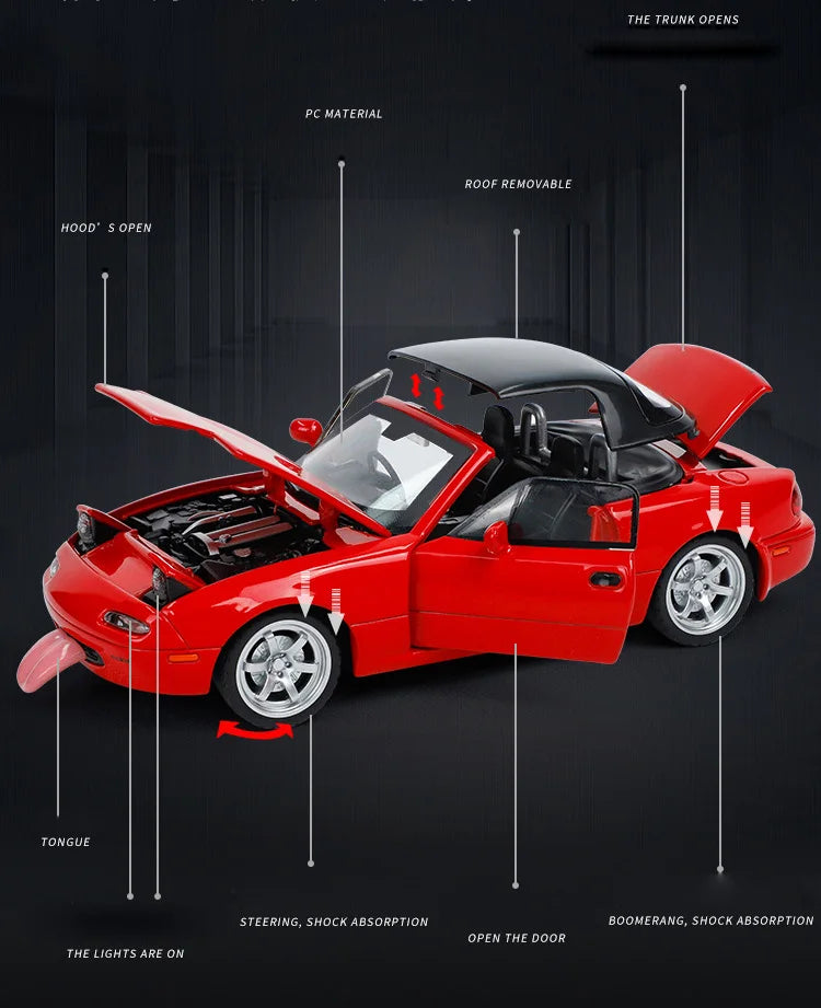 1:32 Diecast Japanese Mazda MX-5 Model
