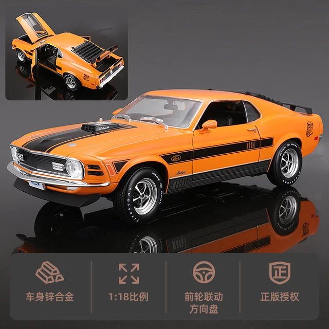 Maisto 1:18 Diecast Ford Mustang Mach 1 - Orange