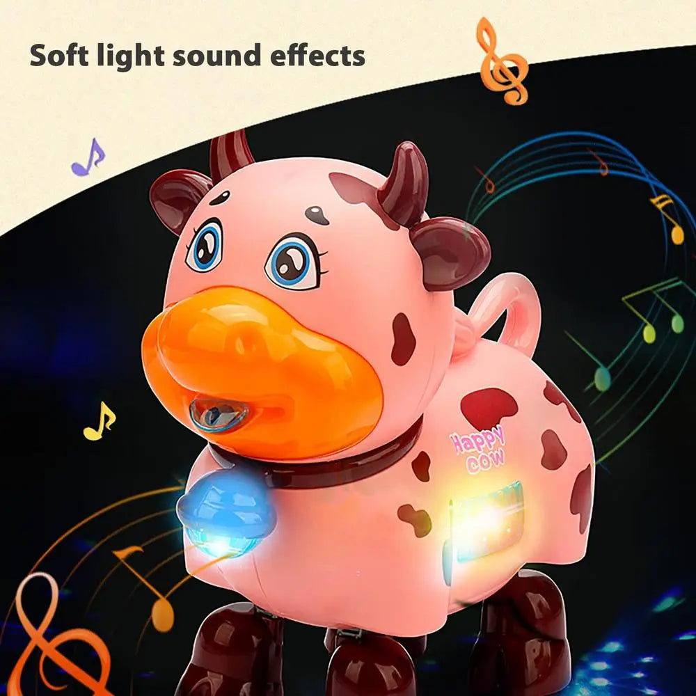 Electric Dancing Cow With Light & Music