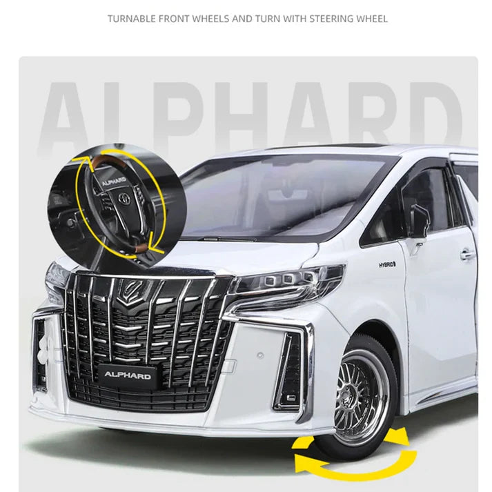 1:18 Diecast Toyota Alphard MPV Model