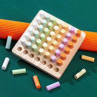 Wooden Montessori Counting Sticks Board