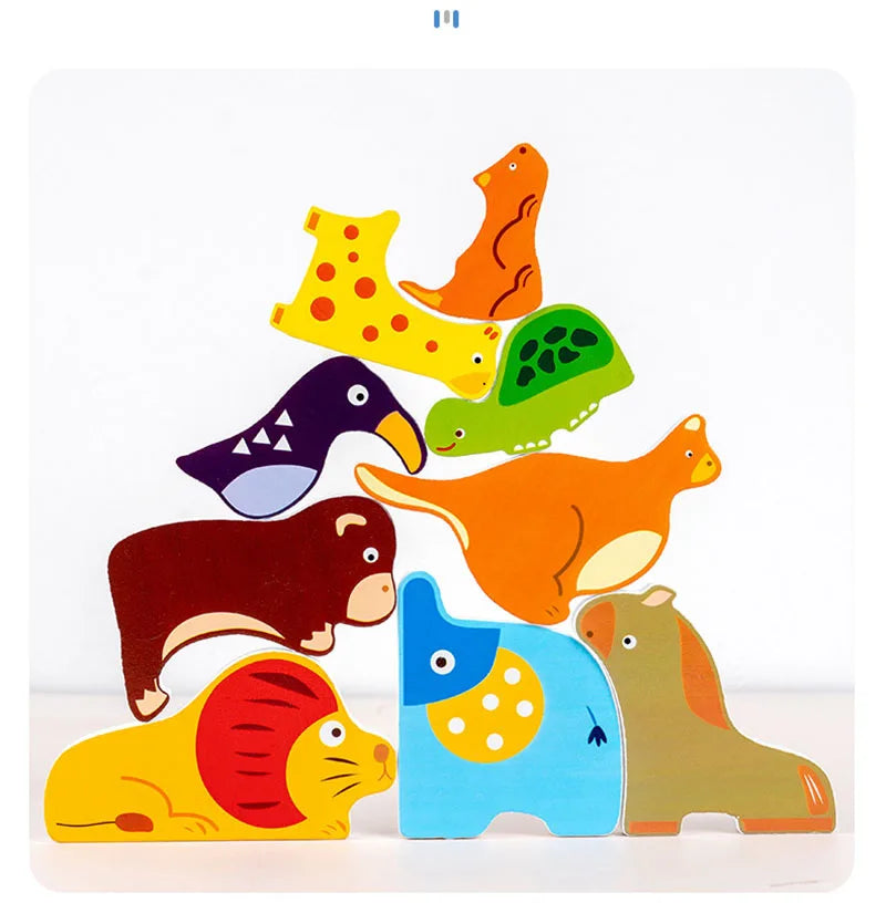 Wooden 3D Tangram Puzzle Board - Assortment
