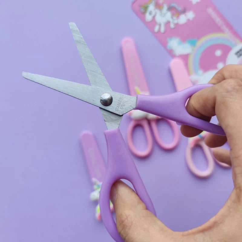 Student Safety Scissor With Cover Cap - Assortment