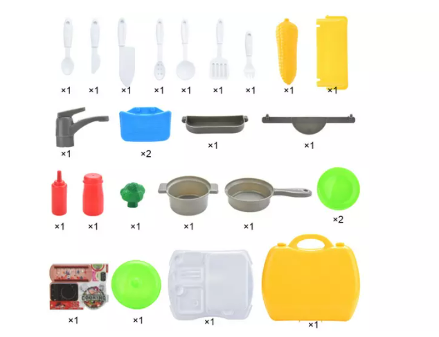 Little Chef Kitchen Cooking Set-25 Pcs