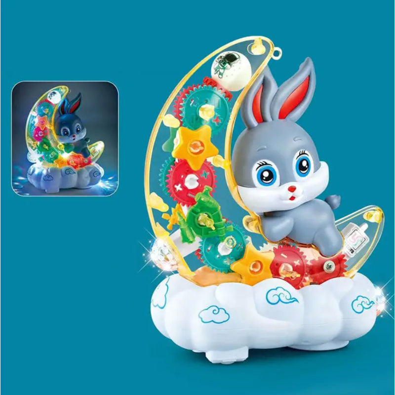 Electric Gear Moon Rabbit With Light & Sound
