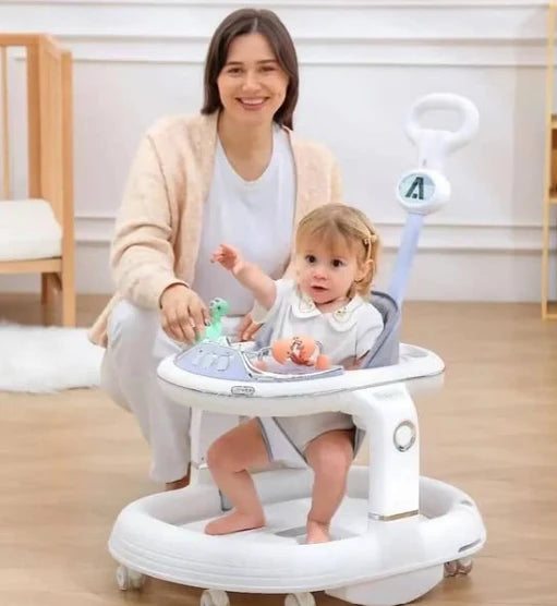 4in1 Multi-functional Baby Musical Walker - White
