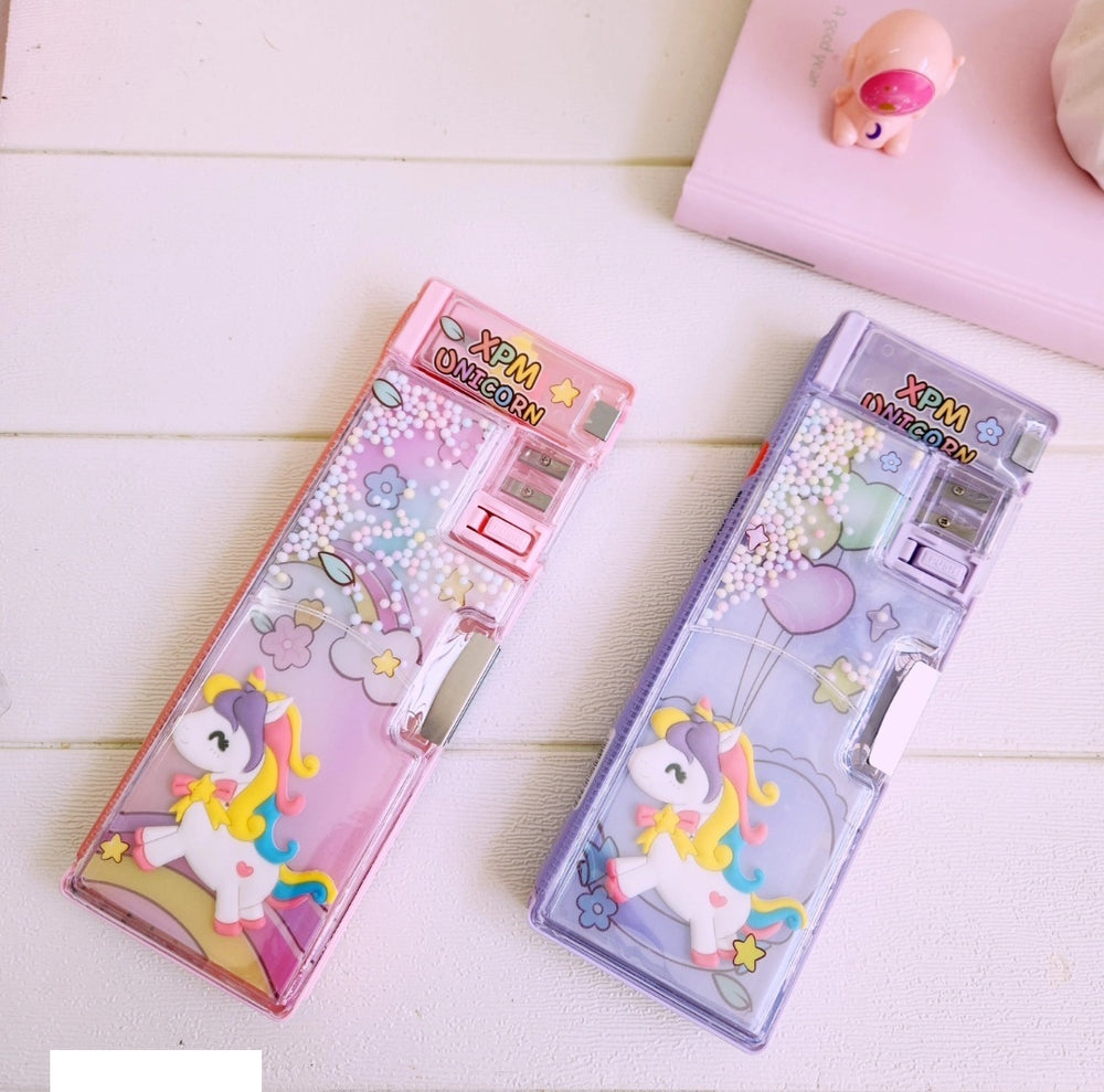 Snowflake Unicorn Design Geometry Box