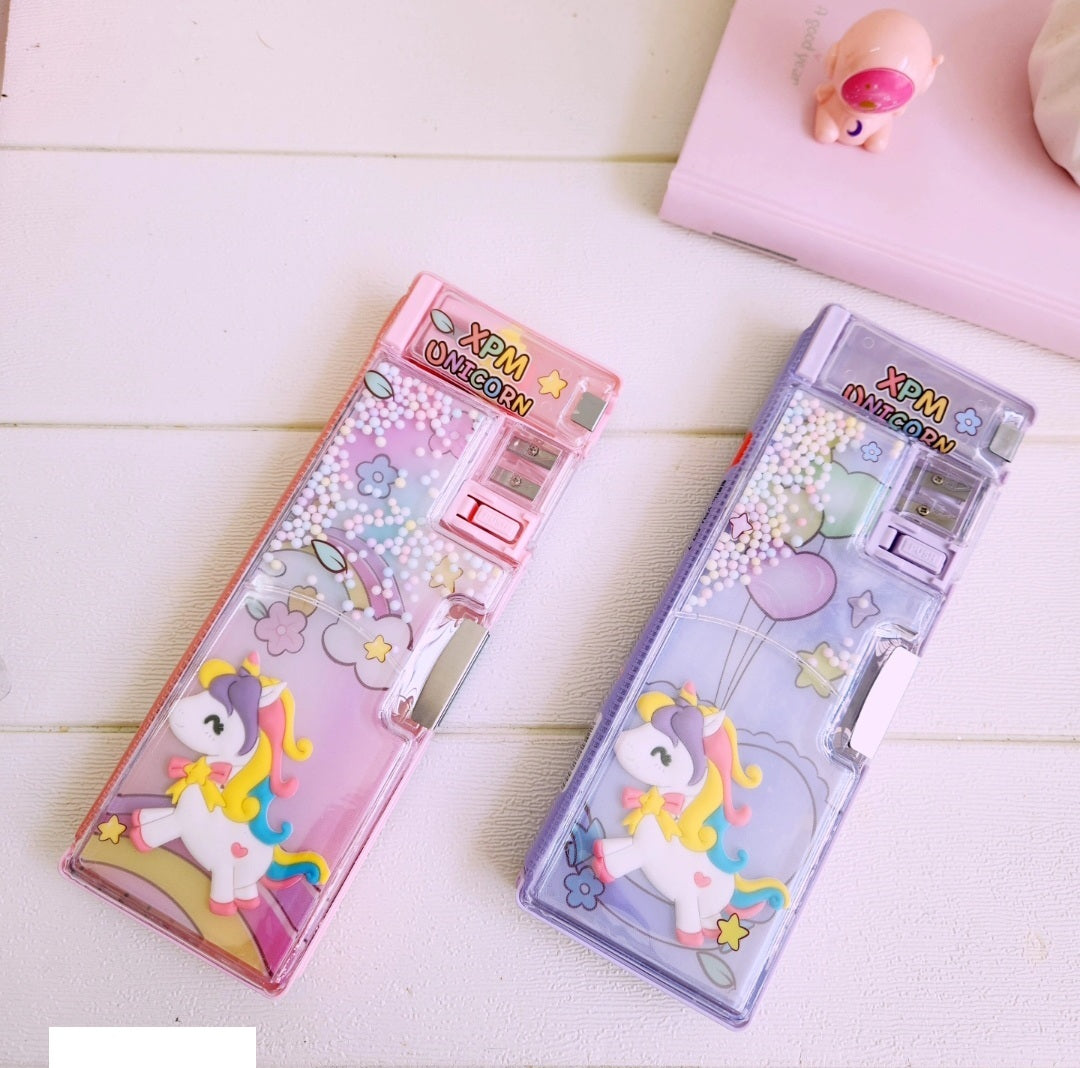 Snowflake Unicorn Design Geometry Box
