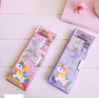 Snowflake Unicorn Design Geometry Box