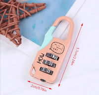 Thumbnail for 1Pc Mini 3 Digit Secret Password Lock - Assortment