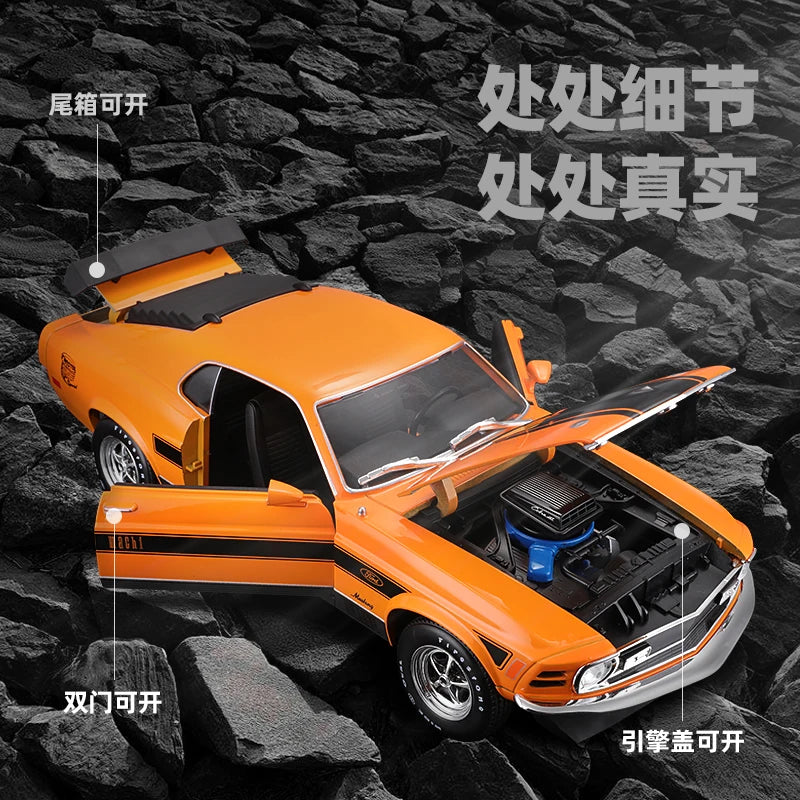 Maisto 1:18 Diecast Ford Mustang Mach 1 - Orange
