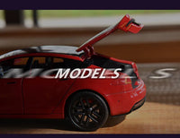 Thumbnail for 1:24 Diecast Tesla Model S Car