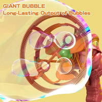 2in1 Electric Dinosaur Colorful Bubble Blowing Gun