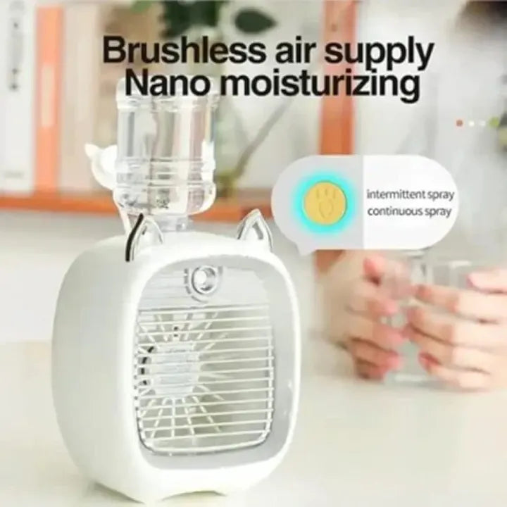 Rechargeable Fox Spray Cold Fan