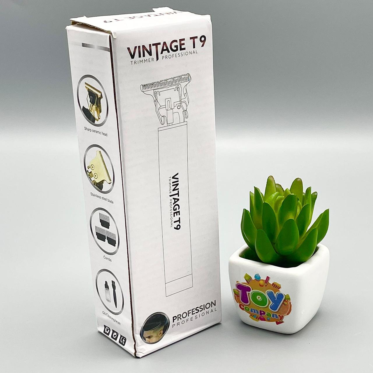 Rechargeable Vintage Trimmer & Shaver - T9