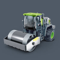 Diecast Alloy Engineering Road Roller Truck