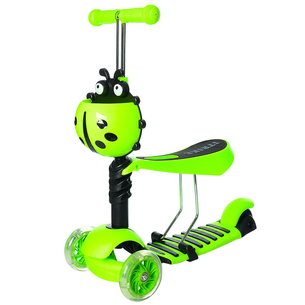 Adjustable Height Balance Scooter - Green
