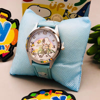 Snoopy Themed Kids Stainless Steel Frame Watch