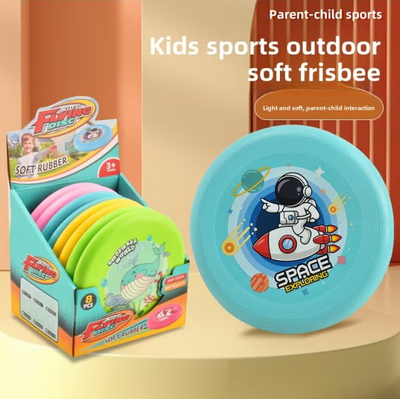 20cm Soft Rubber Flying Disc Frisbee - 1Pc