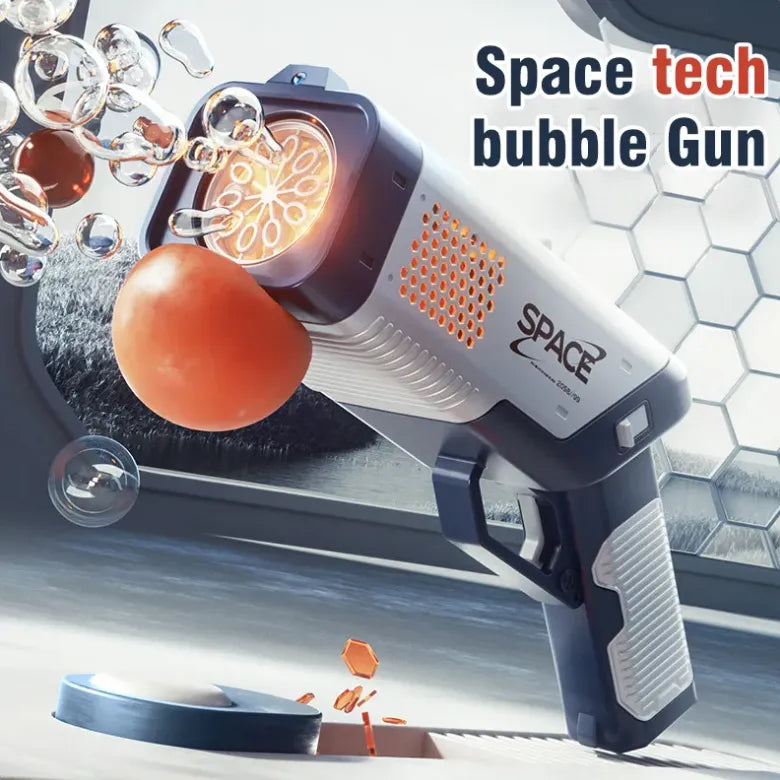 Space Tech Shoot Bubble Gun