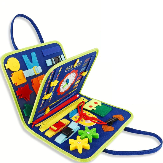 Montessori Space 4 Pages Multi-functional Activity Busy Book