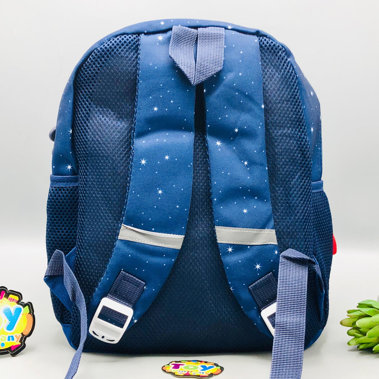 Spaceman Themed Kids School Bag With Pouch