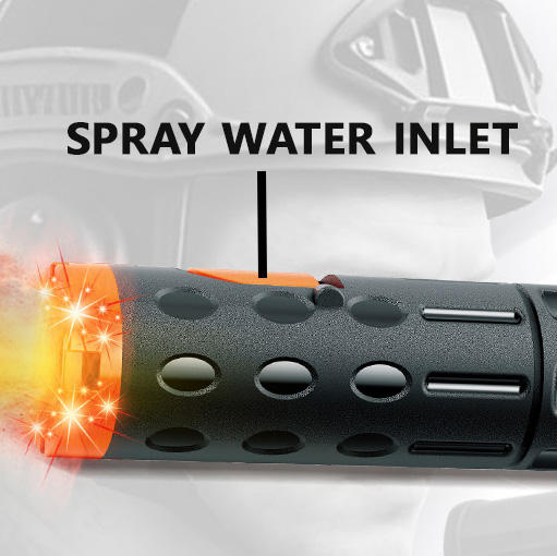 Kids Spaceman Themed Spray Gun With Light & Music