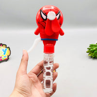 Spiderman Handheld Fan & Bubble Stick - 1Pc