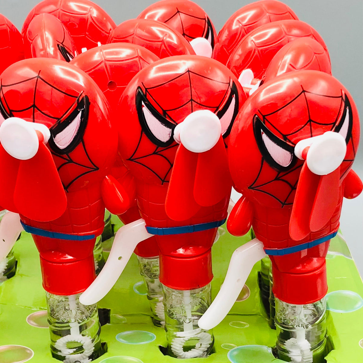 Spiderman Handheld Fan & Bubble Stick - 1Pc