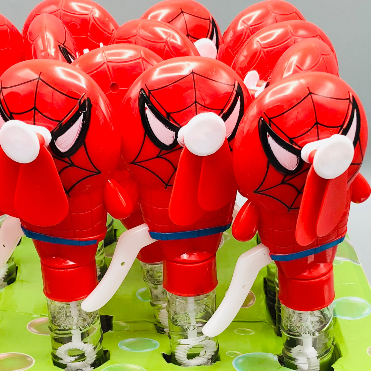 Spiderman Handheld Fan & Bubble Stick - 1Pc