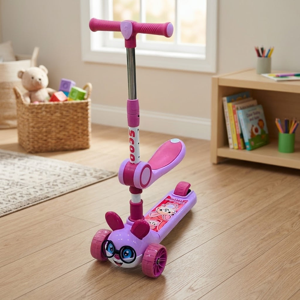 Squirrel Kids Seat Scooty - Pink