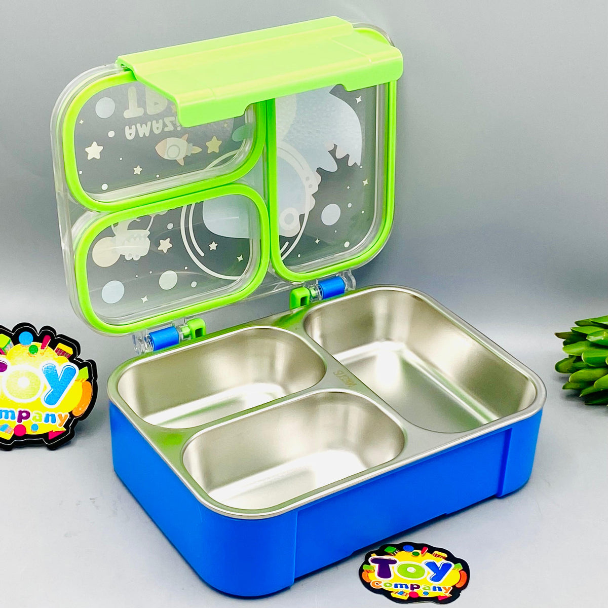 Stainless Steel 750ml Lunch Box - Dinosaur