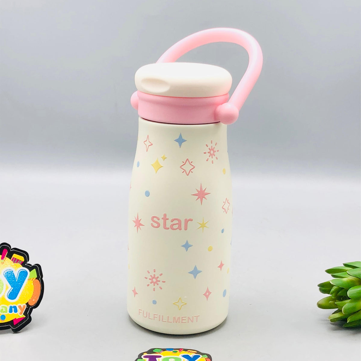 600ml Stainless Steel Sipping Water Bottle - Pink