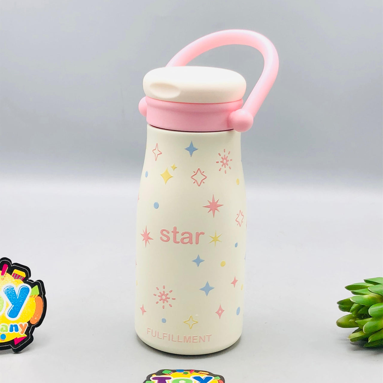600ml Stainless Steel Sipping Water Bottle - Pink