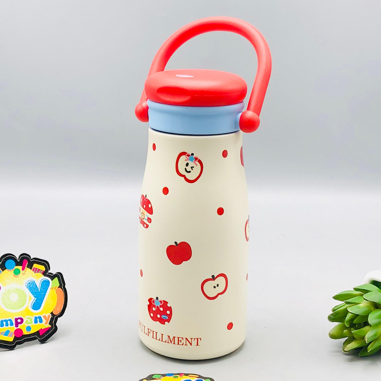600ml Stainless Steel Sipping Water Bottle - Red