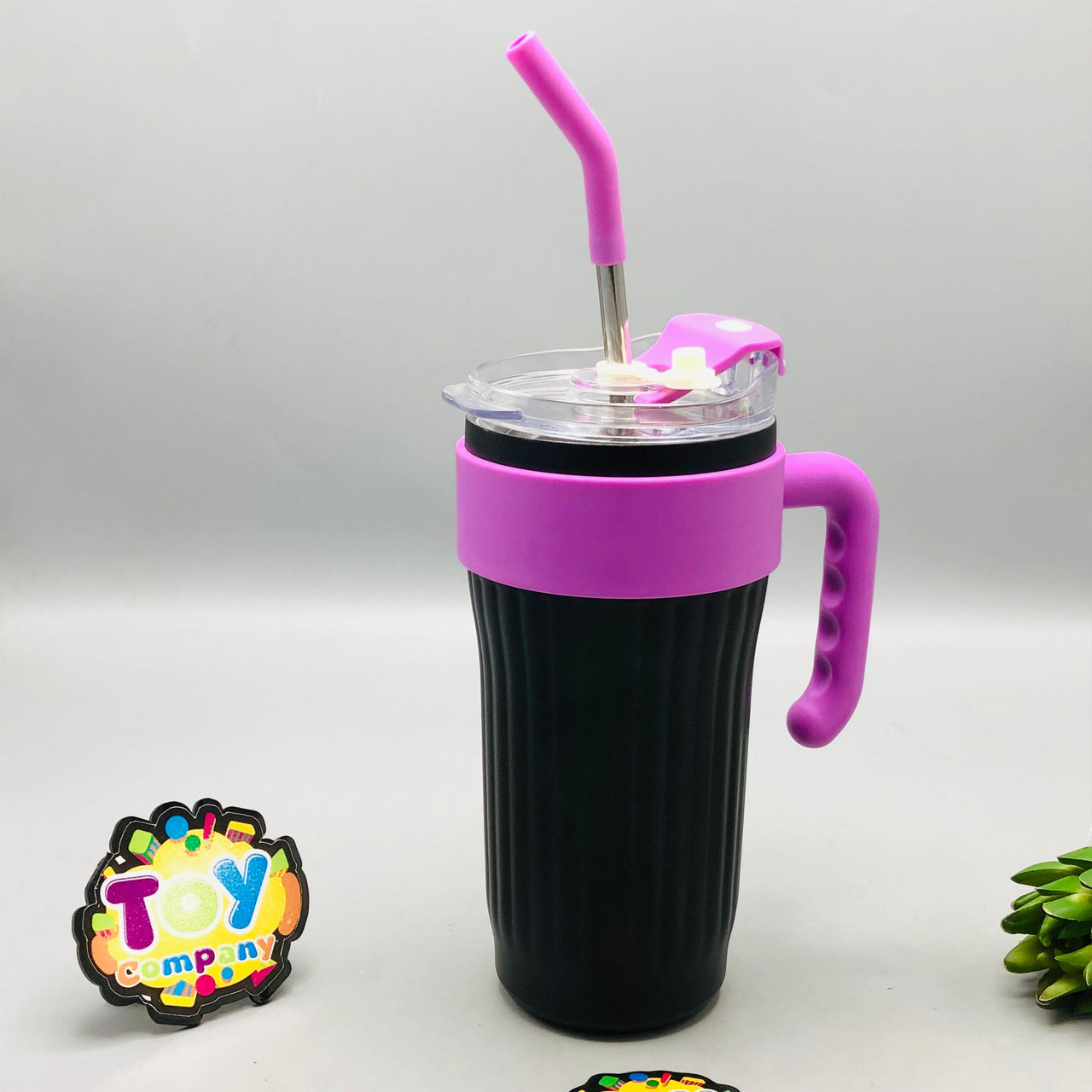 860ml Stainless Steel Vacuum Tumbler - Black