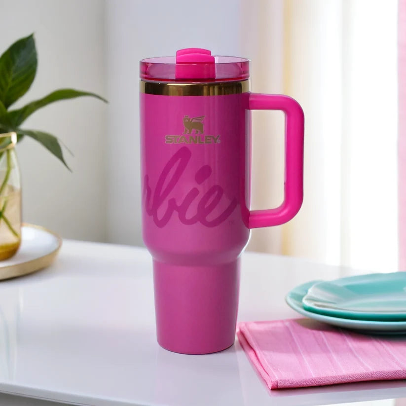 Stanley Barbie Insulated Tumbler With Straw - Pink