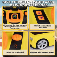 Duck Themed Car Racing Adventure Steering Wheel