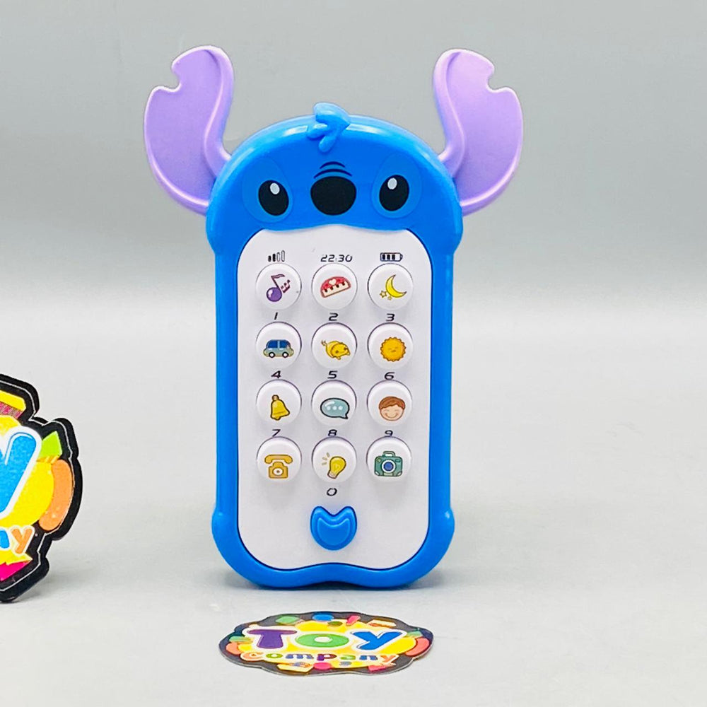 Stitch Design Kids Musical Puzzle Mobile Phone