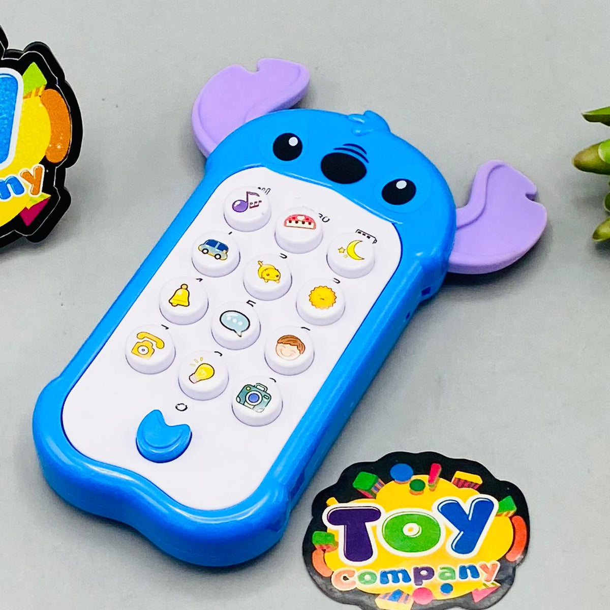Stitch Design Kids Musical Puzzle Mobile Phone