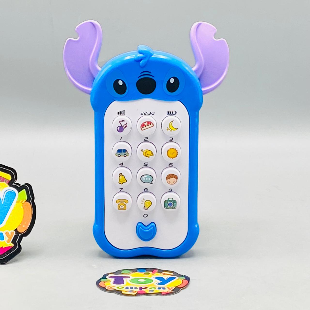 Stitch Design Kids Musical Puzzle Mobile Phone
