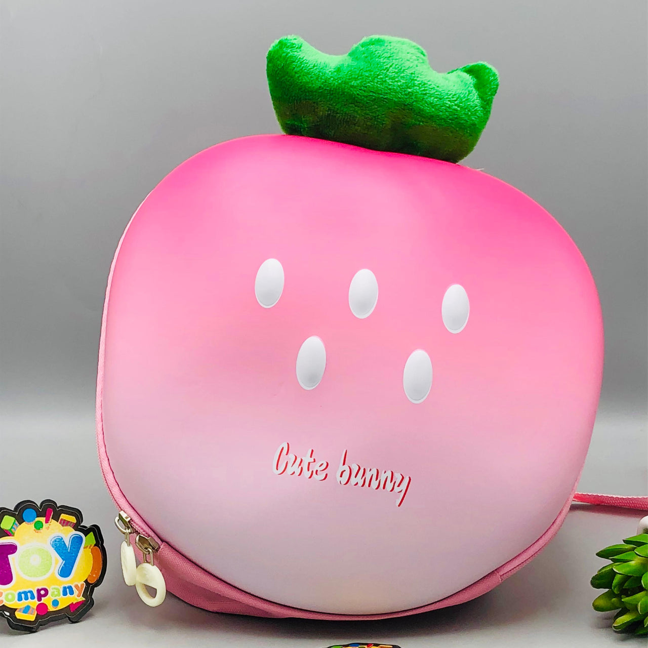 Strawberry 3D Shell Kids Picnic Backpack