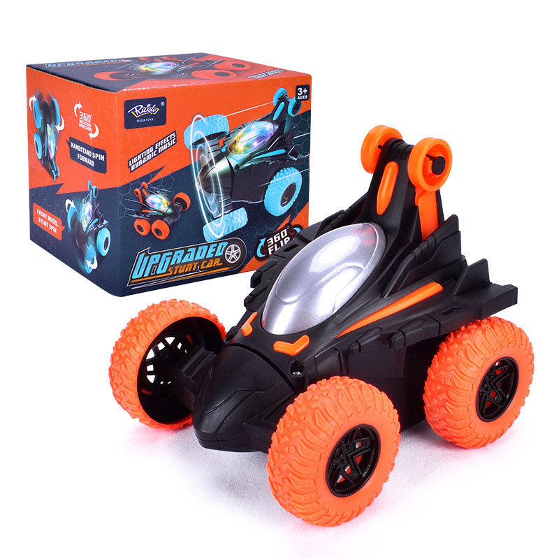 Battery Operated Stunt Dumper Car With Light & Sound